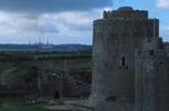 [Castle and Oil Refinery]