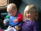 [Nicholas stealing Isabel's grapes]
