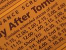 [Screening times]