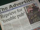 [Reprieve for 'trouble pub']