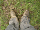 [Muddy feet]