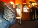 [Hitchhikers board in the foyer]