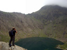 [Yr Wyddfa rising above Glaslyn]