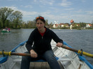 [Emma on Thorpeness Meare]