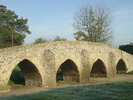 [The Packhorse bridge in Moulton]