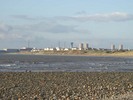 [The Sellafield nuclear site towering over the village of Seascale]