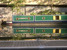 [Canal boat at Paddington Basin]