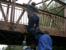 [Making bridge-hopping look difficult]