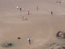 [Playing on the beach]